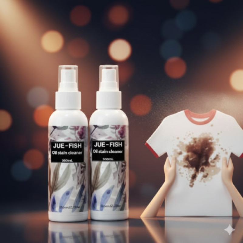 (2 pcs) JUE-FISH OIL stain cleaner  ( ফ্রি ডেলিভারি )