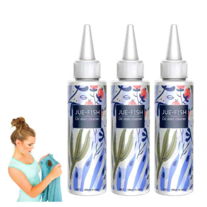 (3 pcs) JUE-FISH OIL stain cleaner ( ফ্রি ডেলিভারি )